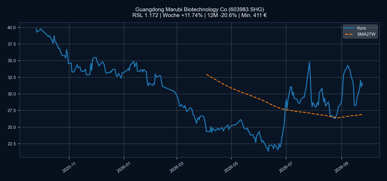 Chart 603983.SHG